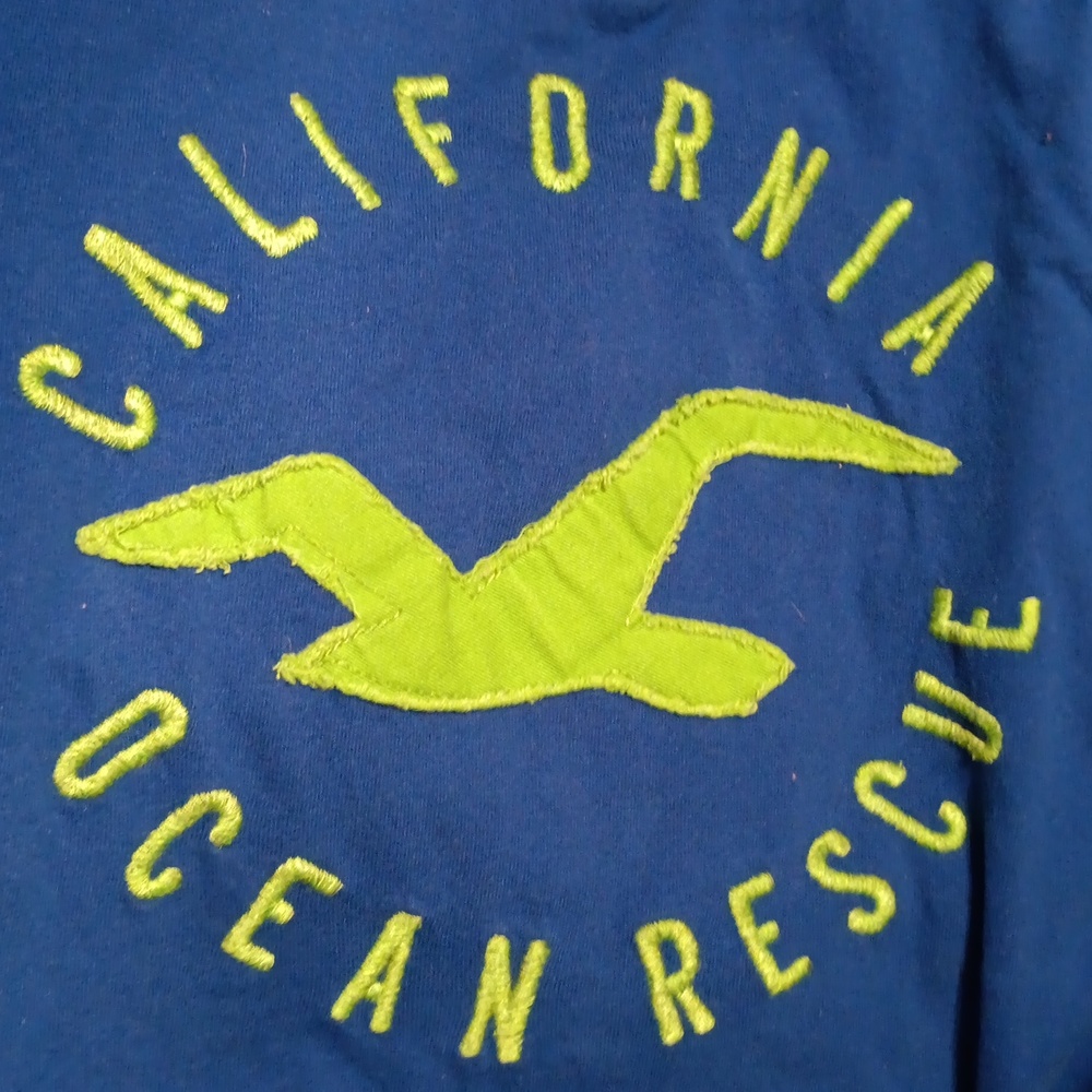 Hollister, ladies blue t